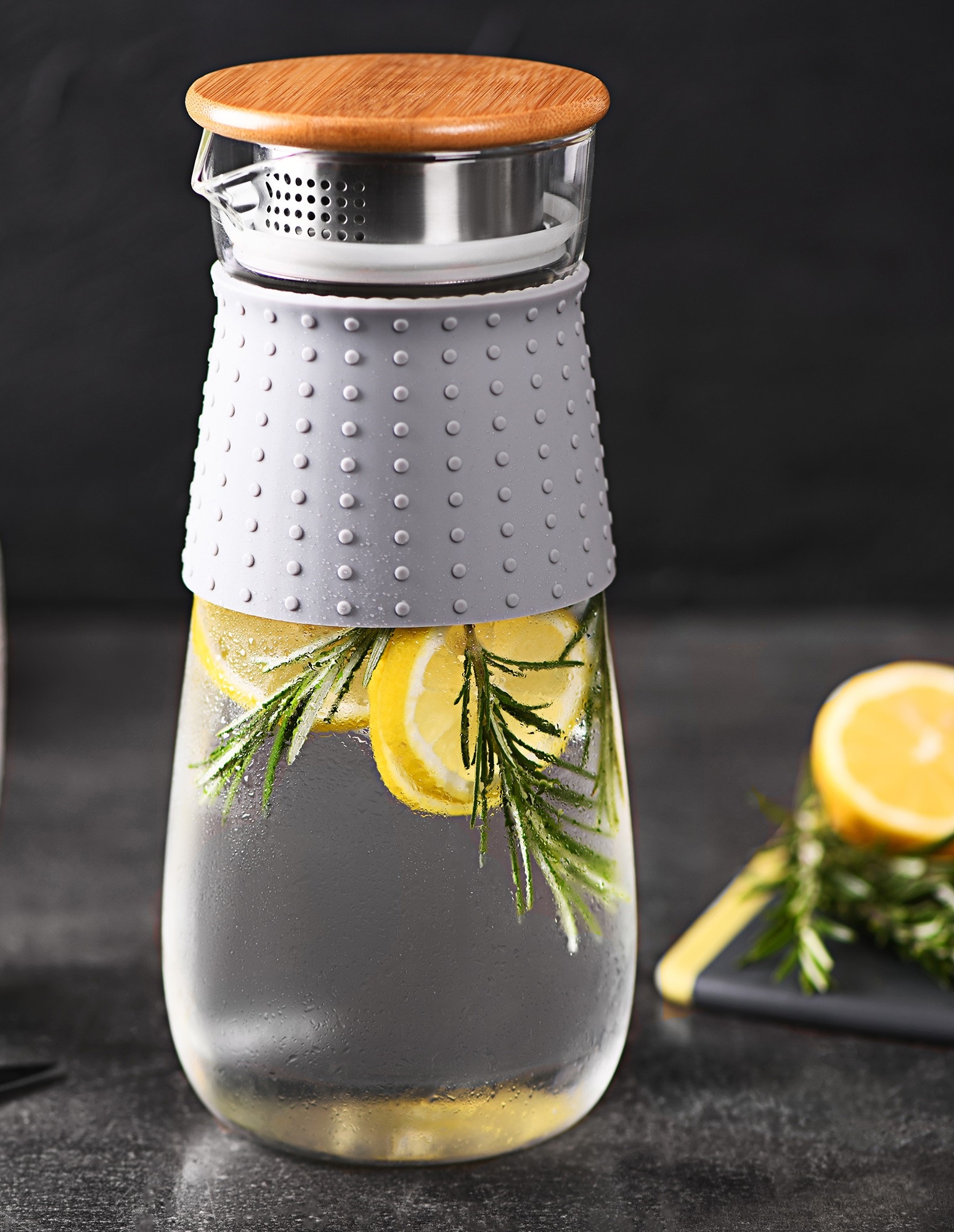 Кувшин с крышкой Ardesto 1200 мл (AR2612PGS)