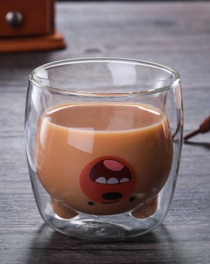 Стакан детский c двойными стенками (двойным дном) медведь ML 270 мл (B270-5)