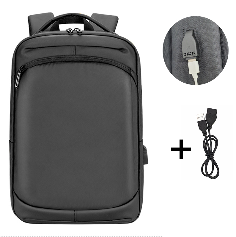 Рюкзак мужской городской для ноутбука OMASKA серый (ML035)