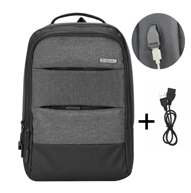Рюкзак мужской городской для ноутбука OMASKA (ML041)