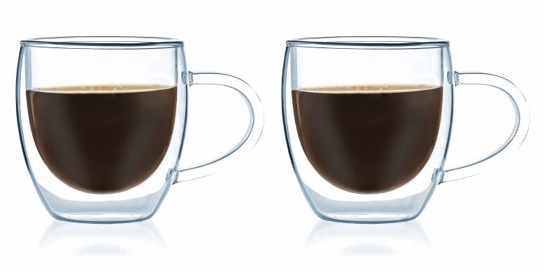 Набор чашек с двойными стенками (двойным дном) Winox 2 шт х 240 мл