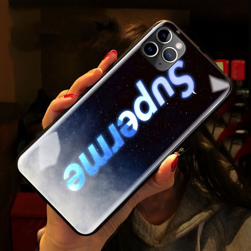 Смарт-чехол для телефона для iPhone 12/12 Pro CLUB STYLE с LED подсветкой ударопрочный (CH668)