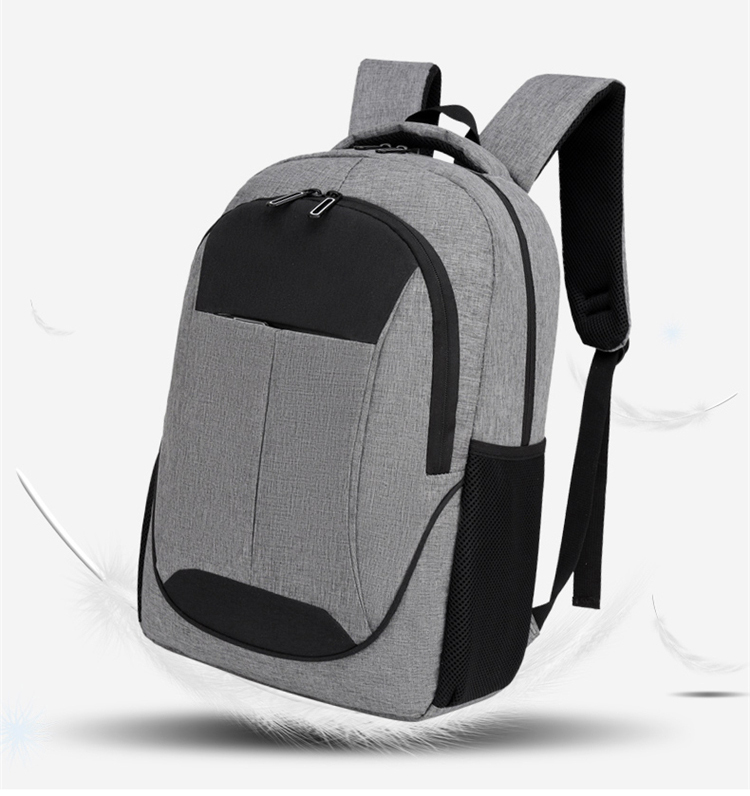 Рюкзак мужской городской для ноутбука OMASKA серый (ML027)