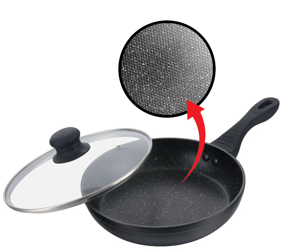 Сковорода 24 см c сотовым 6-слойным дном и антипригарным покрытием Bohmann (BH-1000-24)