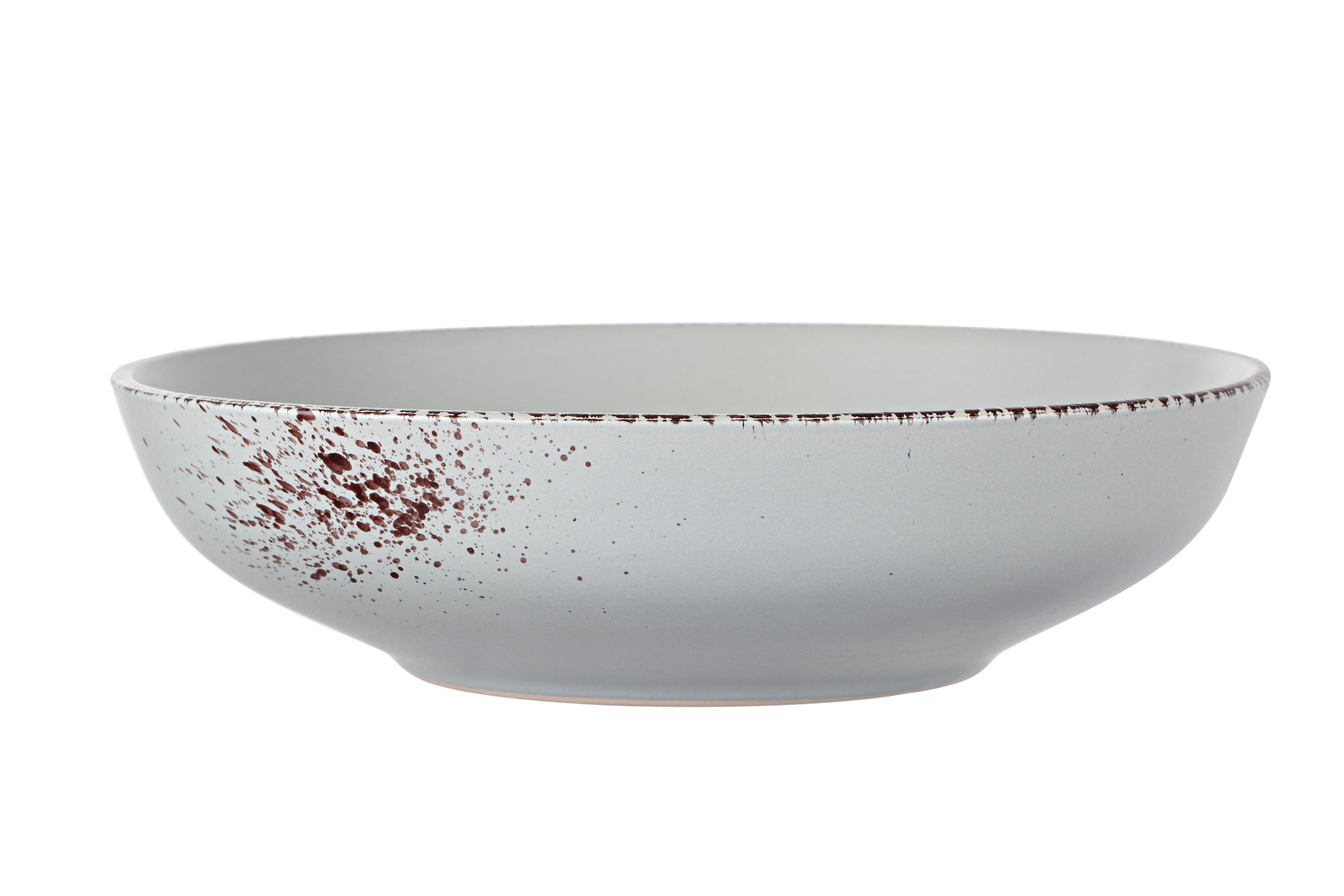 Тарелка суповая 20 см керамическая Ardesto Lucca Illusion blue голубая (AR2920BMC)