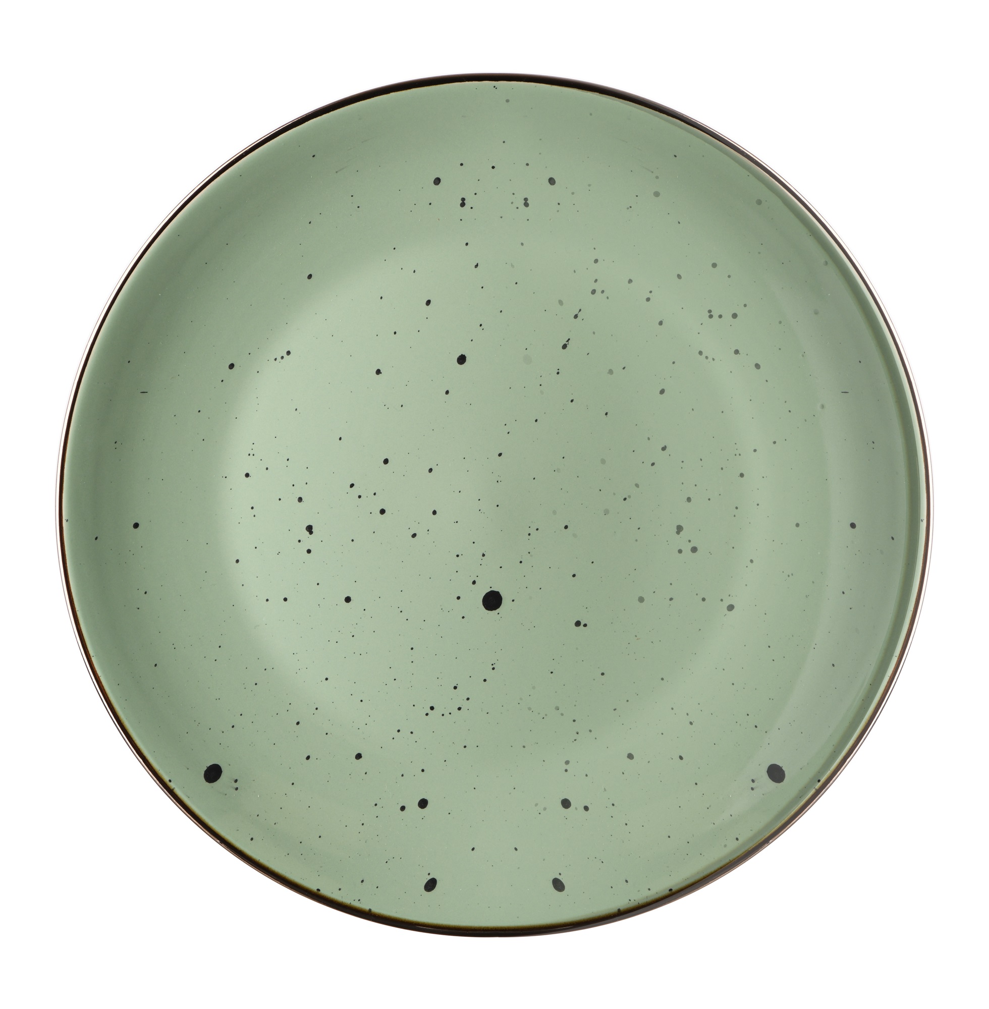 Тарелка обеденная 26 см керамическая Ardesto Bagheria Pastel green зеленая (AR2926GGC)