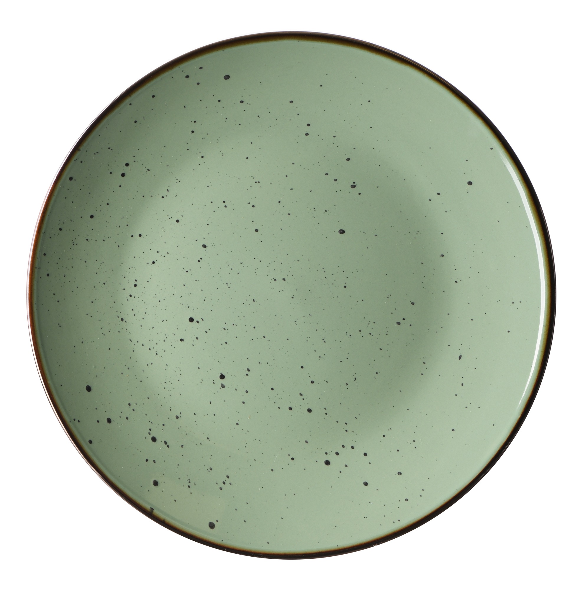 Тарелка десертная 19 см керамическая Ardesto Bagheria Pastel green зеленая (AR2919GGC)