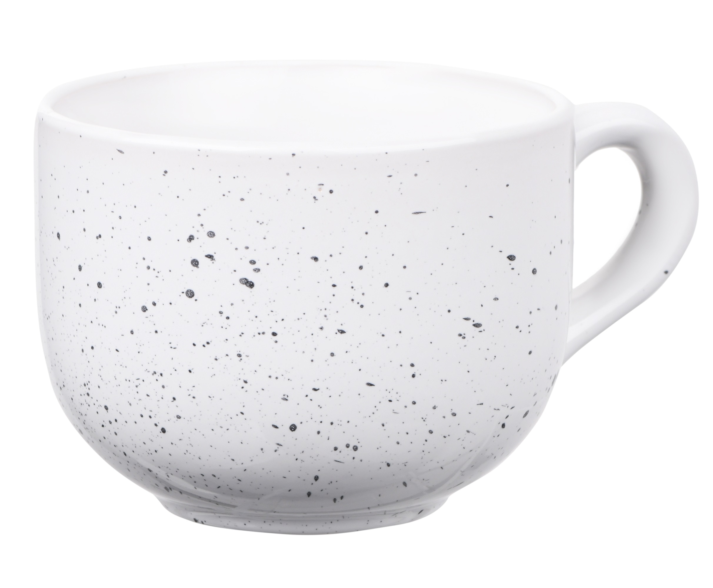 Чашка керамическая 480 мл - кружка Ardesto Bagheria Bright white (AR2948WGC)