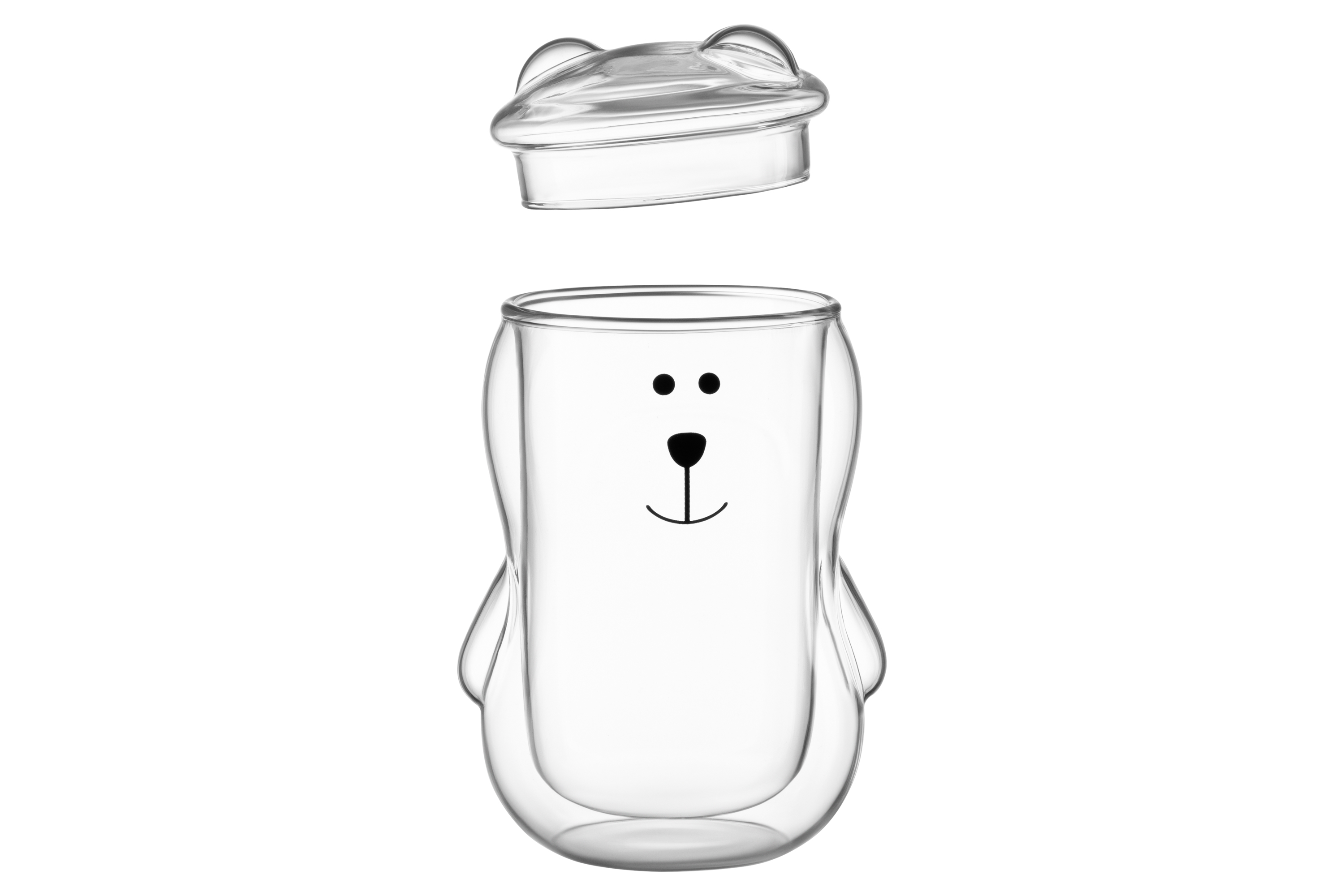 Набор стаканов детских c двойными стенками (двойным дном) Animal мишка 2х200 мл (AR2630AB)