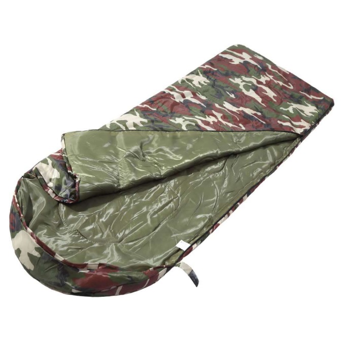 Спальный мешок одеяло с капюшоном T210 полиэстер +5°С - 0°С 2100 х 750 мм