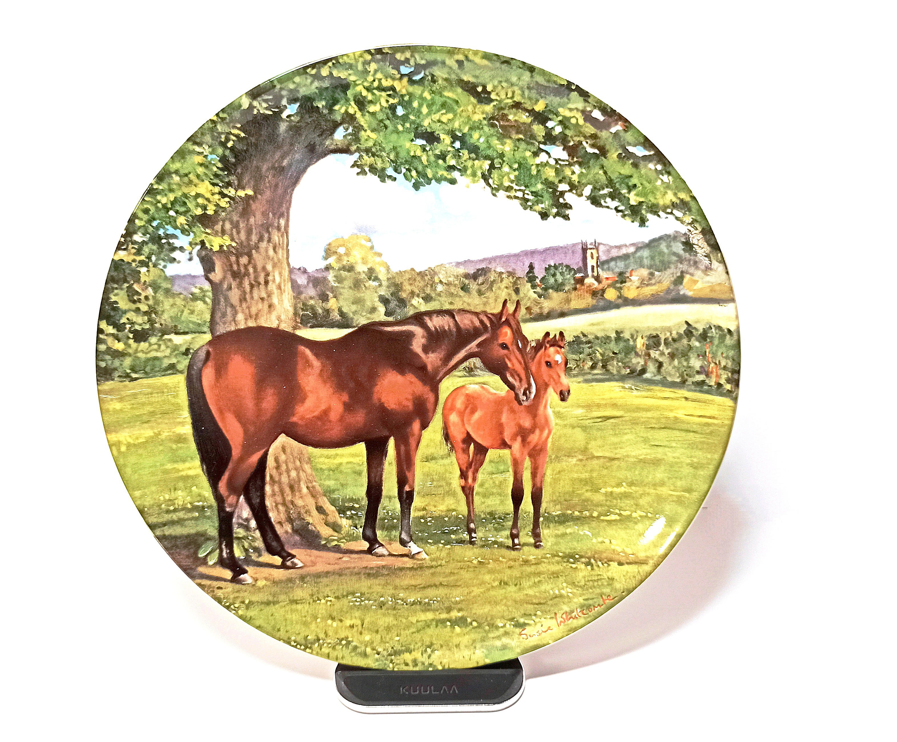 Декоративная (сувенирная) фарфоровая тарелка 